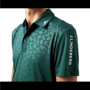 J.Lindeberg Mens Joel Regular Fit Print Polo Size XL Style# GMJT04620
